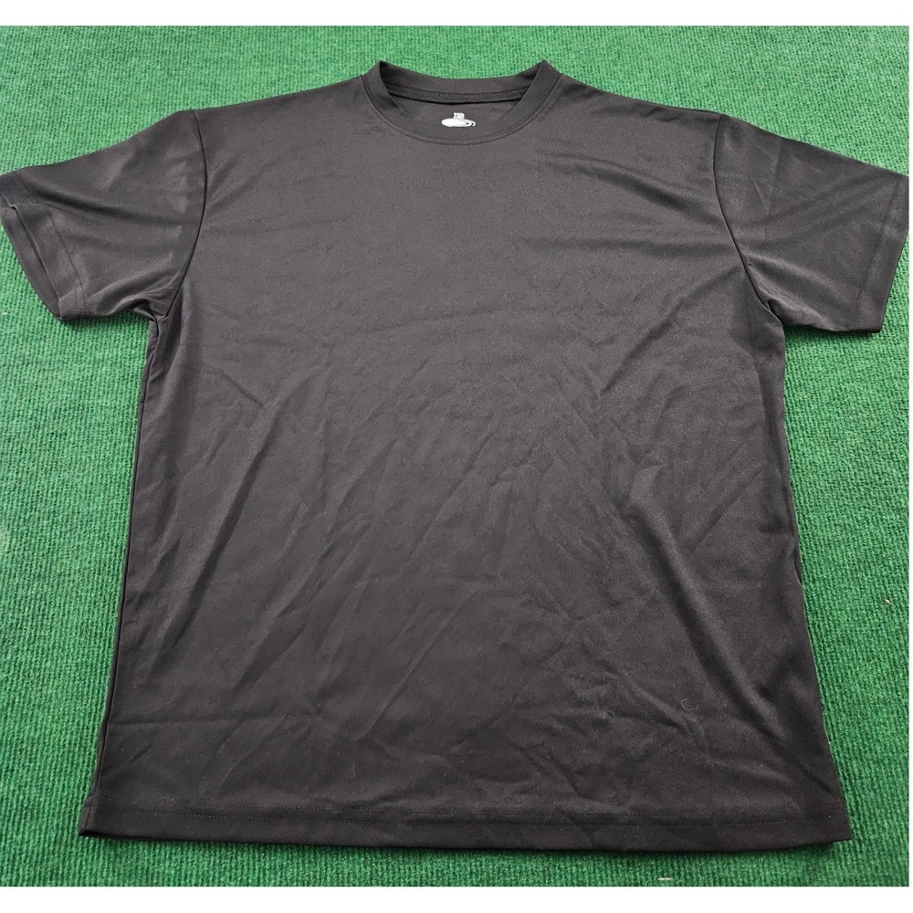 POWER TEK Mens Black Short Sleeve Athletic T‎ Shirt Size XS Polyester